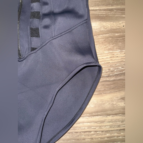 MagicSuit  Scuba Daniella Tummy Control Zip Up One Piece Mesh cutouts  Black 8 - Picture 6 of 15